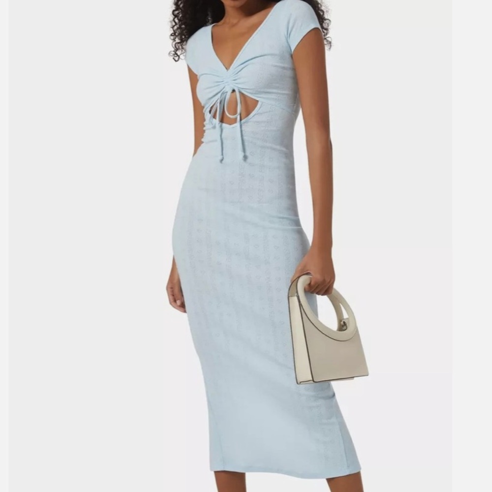 Frankies Bikinis Millie Pointelle Maxi Dress